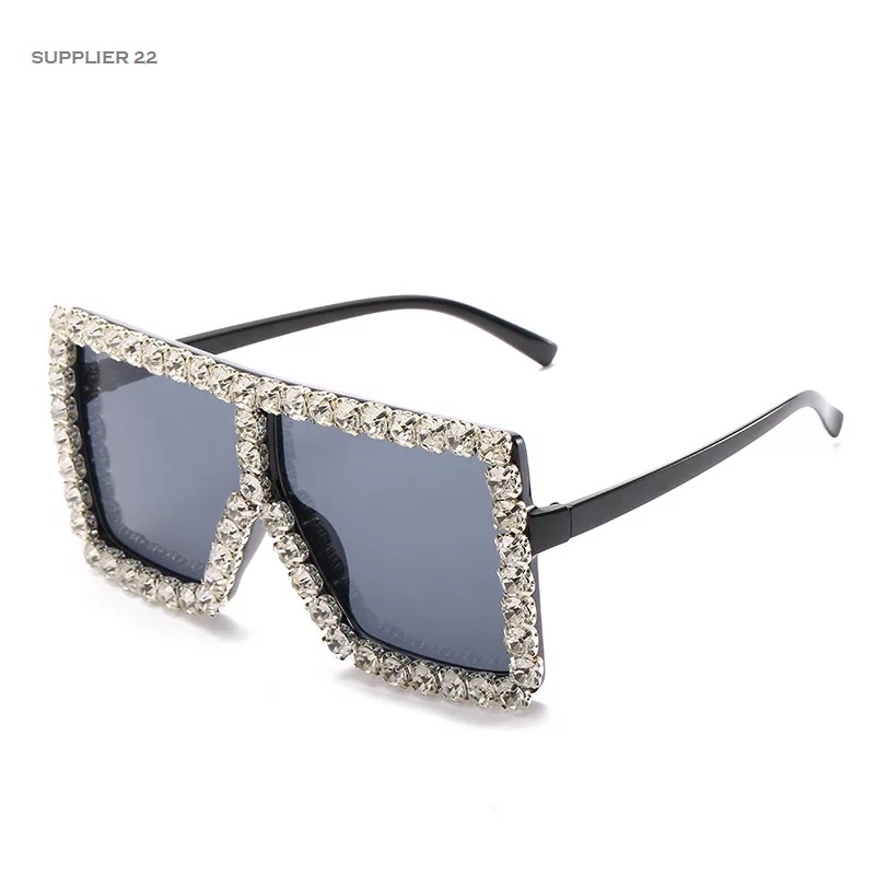 sunglasses womens design rhinestone black