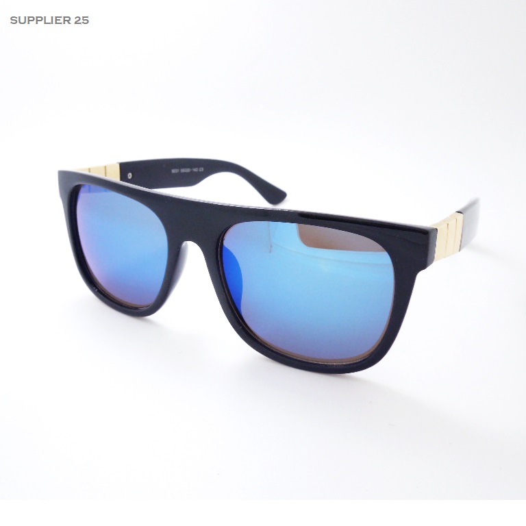 custom sunglasses eco friendly wheat straw for logo uv 400 side view